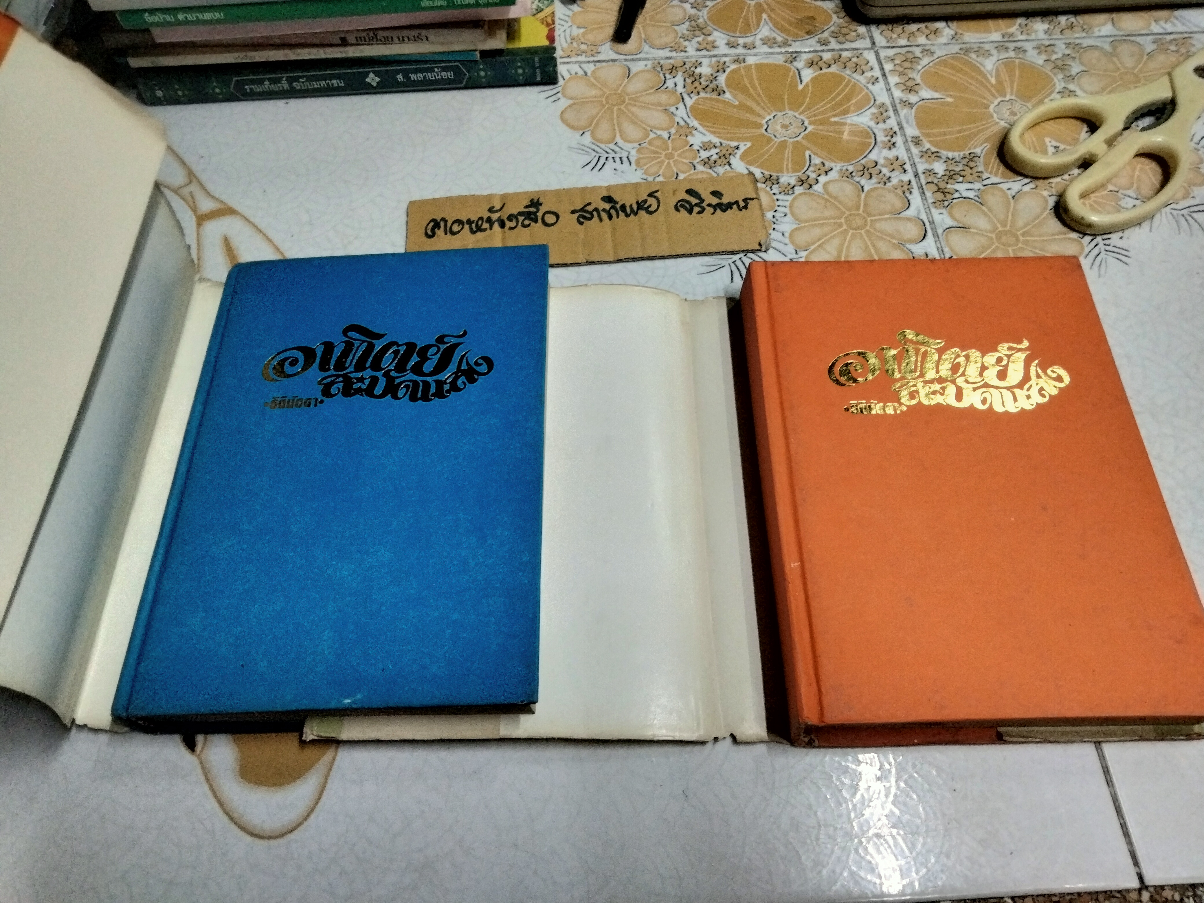 อาทิตย์สะบัดแสง (2 เล่มจบ) ธิตินัดดา สนพ. วังอักษร พ.ศ.2532 **สินค้าหมด**