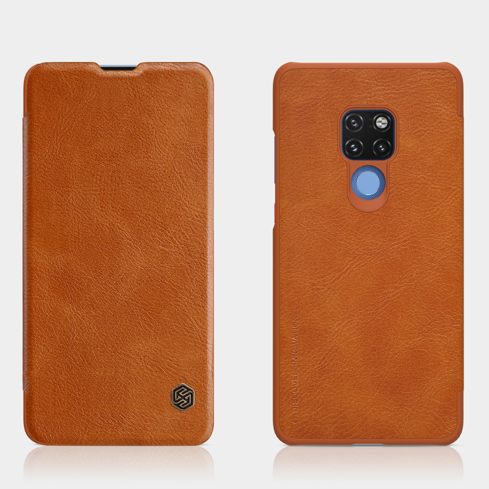 เคส Huawei Mate 20 #เคสฝาพับ NILLKIN แท้รุ่น Qin Series Card Slot คุณภาพดี