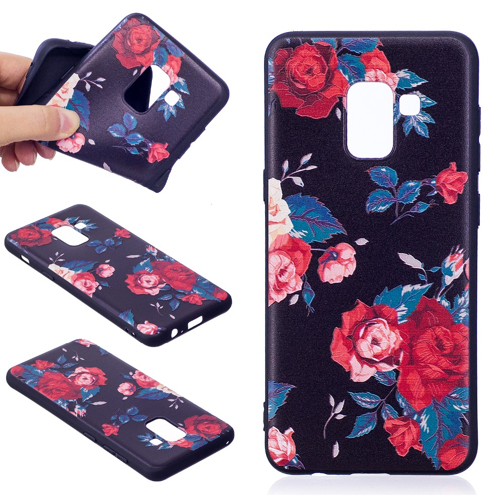 Case Samsung Galaxy A8 (2018) #เคสฝาหลัง TPU Shell Mobile Shell ลายน่ารักๆ