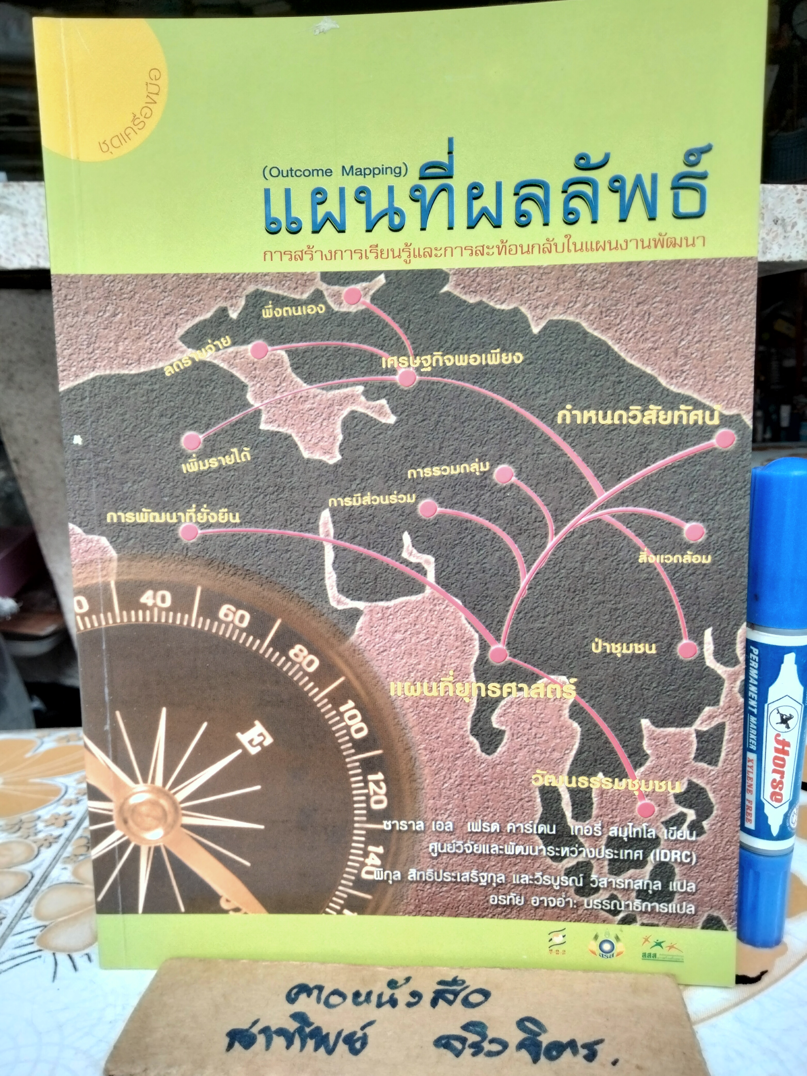 แผนที่ผลลัพธ์ Outcome Mapping การสร้างการเรียนรู้และการสะท้อนกลับในแผนงานพัฒนา **สินค้าหมด **