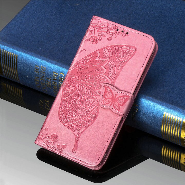 Case Samsung Galaxy S20 FE / S20 FE 5G #เคสฝาพับ Imprint ลายผีเสื้อดอกไม้