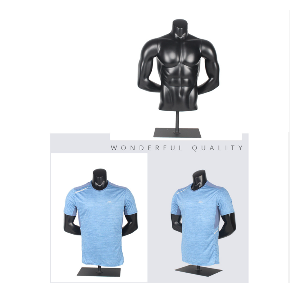 (พรีออเดอร์) หุ่นโชว์ครึ่งท่อนบนชายหญิง ทำจากวัสดุไฟเบอร์กลาส (R8)