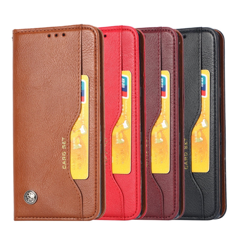 เคส Samsung Galaxy A72 / A72 5G #เคสฝาพับแบบกระเป๋าสตางค์หนัง PU มีช่องเสียบบัตรคุณภาพดี