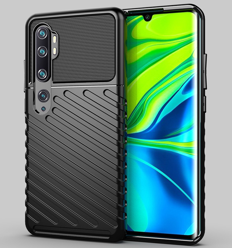 Case Xiaomi Mi Note 10 Pro #เคสฝาหลัง TPU อ่อน Thunder Series Twill Texture Soft TPU
