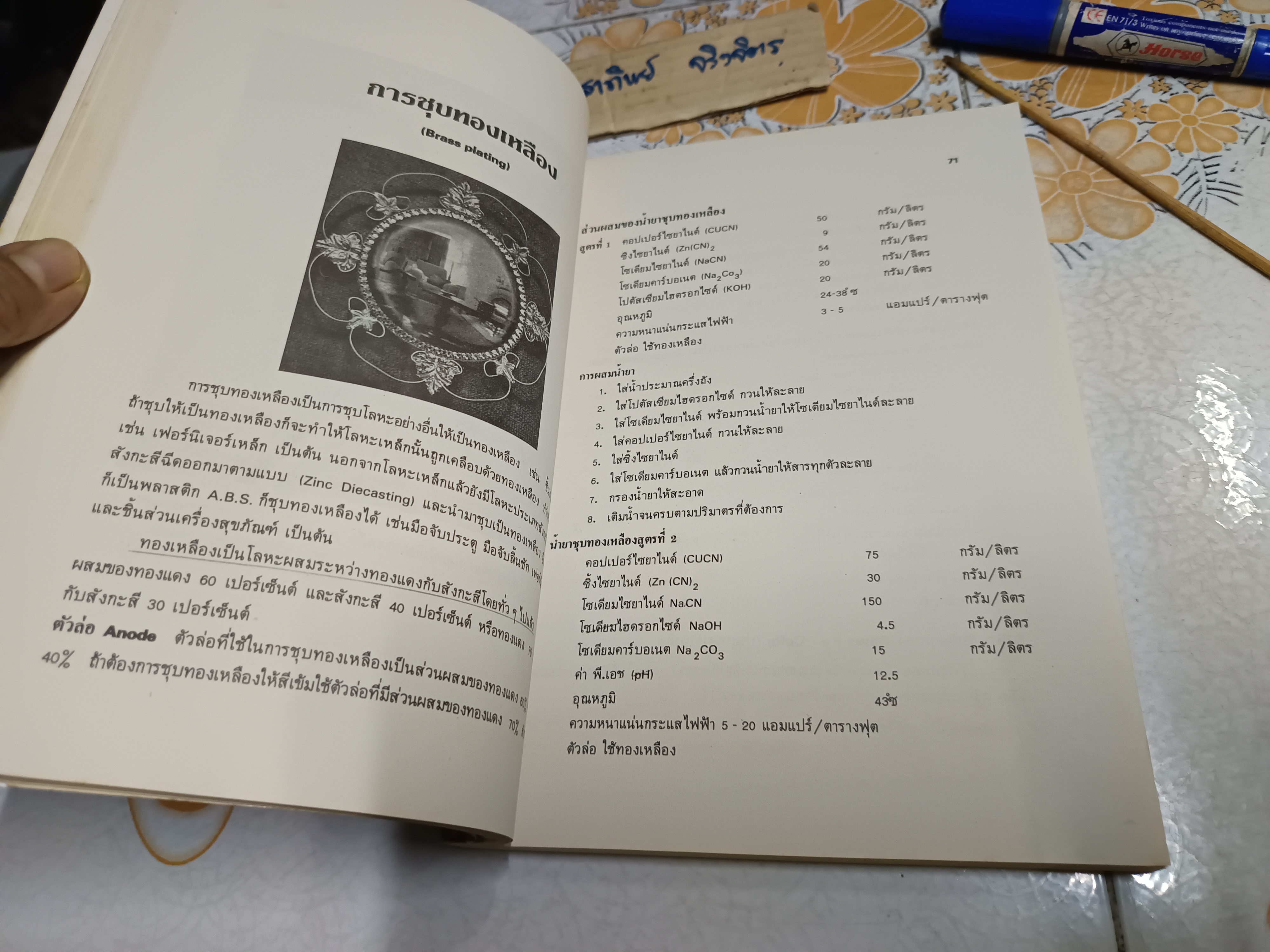 ชุบโลหะด้วยไฟฟ้า โดย อนันต์ ทองมอญ หัวหน้างานชุบโลหะด้วยไฟฟ้า **สินค้าหมด**