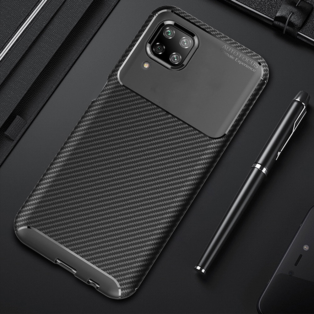 เคส Huawei nova 7i #เคสฝาหลังนิ่ม Carbon Fiber Drop Resistant TPU