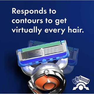 Gillette® Fusion5 ProGlide® Razor Blades Refills 4, 8 or 12 Cartridges ใบมีดโกน ยิลเลตต์ ฟิวชั่นไฟ้ว์ โปรไกลด์