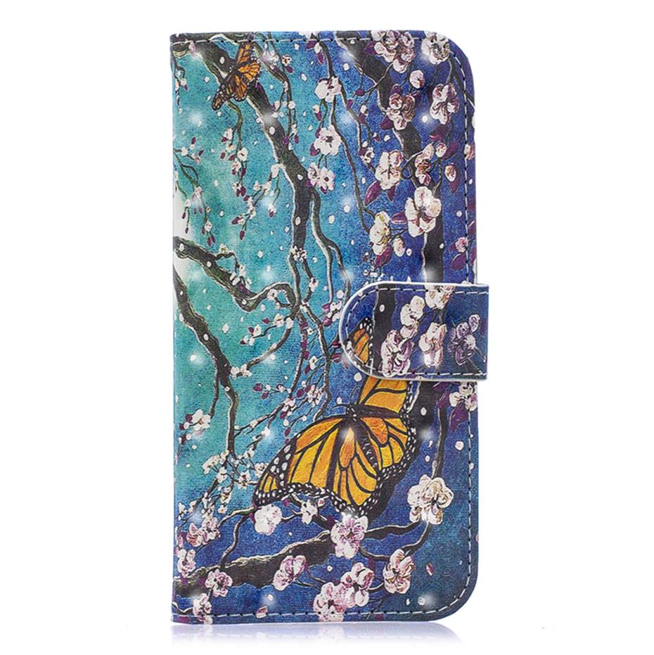 เคส Samsung Galaxy A70 #เคสฝาพับพิมพ์ลายรูปแบบกระเป๋าสตางค์หนังลายจุดแสงสว่าง Light Spot Decor