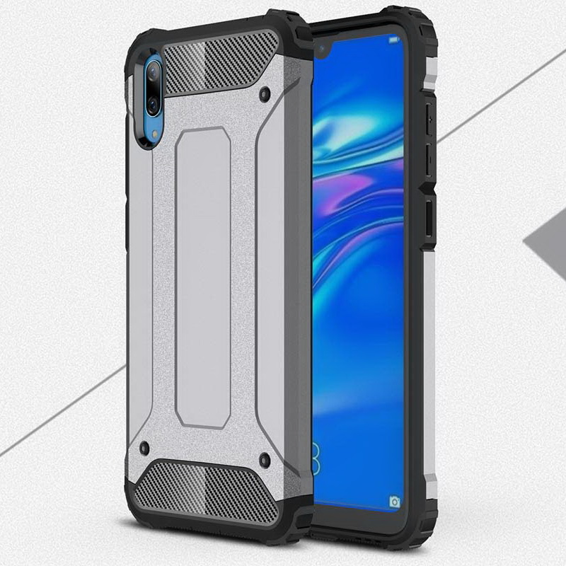 เคส Huawei Y7 Pro (2019) #เคสฝาหลังเกราะป้องกัน ไฮบริด พลาสติก+TPU