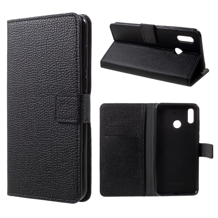 Case Honor Play #เคสฝาพับแบบกระเป๋าสตางค์หนัง PU ผิวลิ้นจี่ Litchi Skin Stand