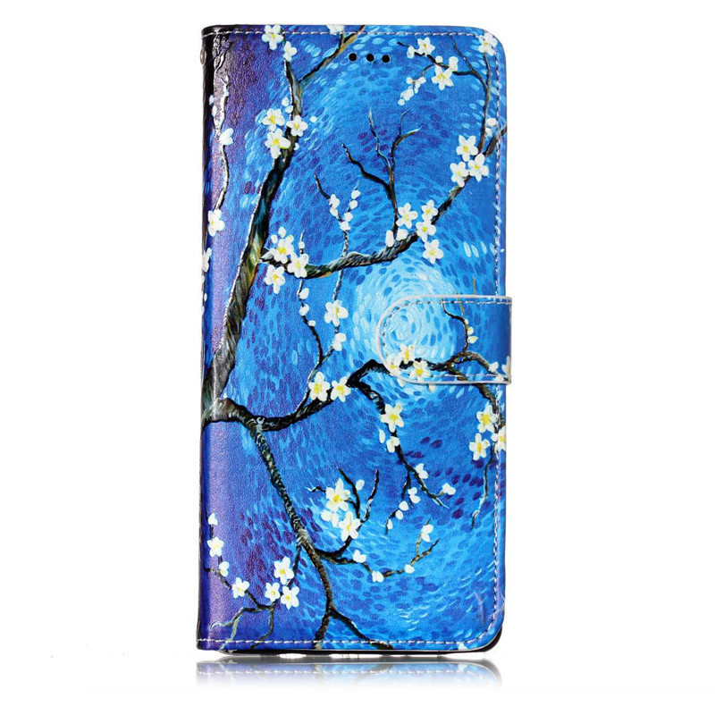 เคส Samsung Galaxy Note 8 SM-N950 #เคสฝาพับแบบกระเป๋าสตางค์พิมพ์ลายนูนหนัง PU