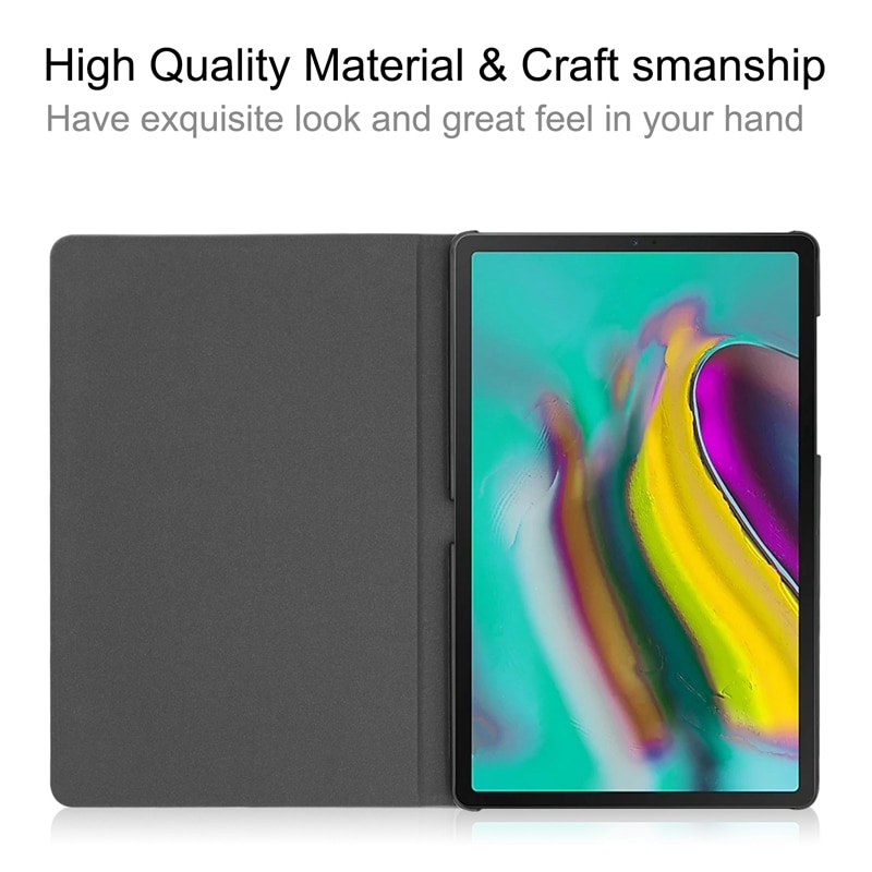 Case Samsung Galaxy Tab S5e SM-T720 #เคสฝาพับ Auto-wake / sleep Leather Stand Smart Protector Shell