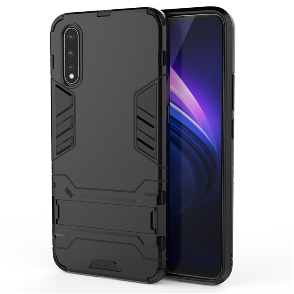 Case Vivo S1 #เคสฝาหลังพลาสติก ไฮบริด TPU + Kickstand