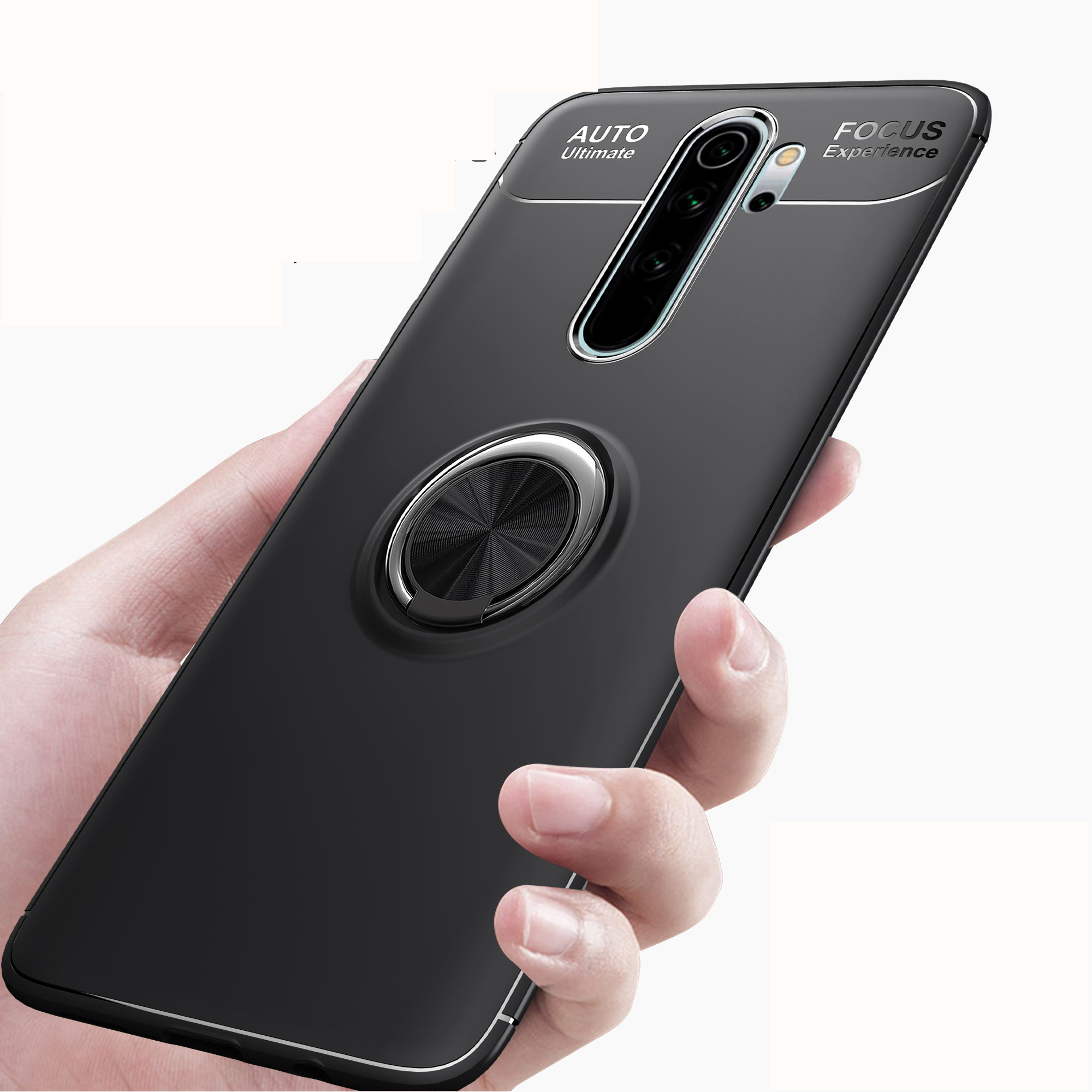 Case Xiaomi Redmi Note 8 Pro #เคสฝาหลัง TPU Finger Ring Kickstand (แผ่นโลหะแบบ Built-in)