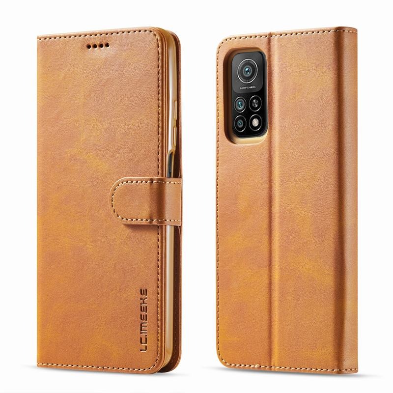 เคส Xiaomi Mi 10T Pro #เคสฝาพับหนัง PU LC.IMEEKE คุณภาพดีสไตล์กระเป๋าสตางค์พร้อมช่องใส่การ์ด