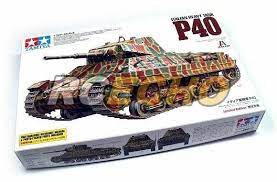 89792 1/35 Military Model Kit WWII Italian Heavy Tank Carro Armato P40