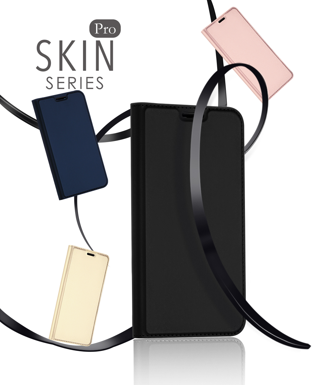 เคส Huawei Y7 Pro (2019) #เคสฝาพับ DUX DUCIS Skin Pro Series คุณภาพดีราคาถูก