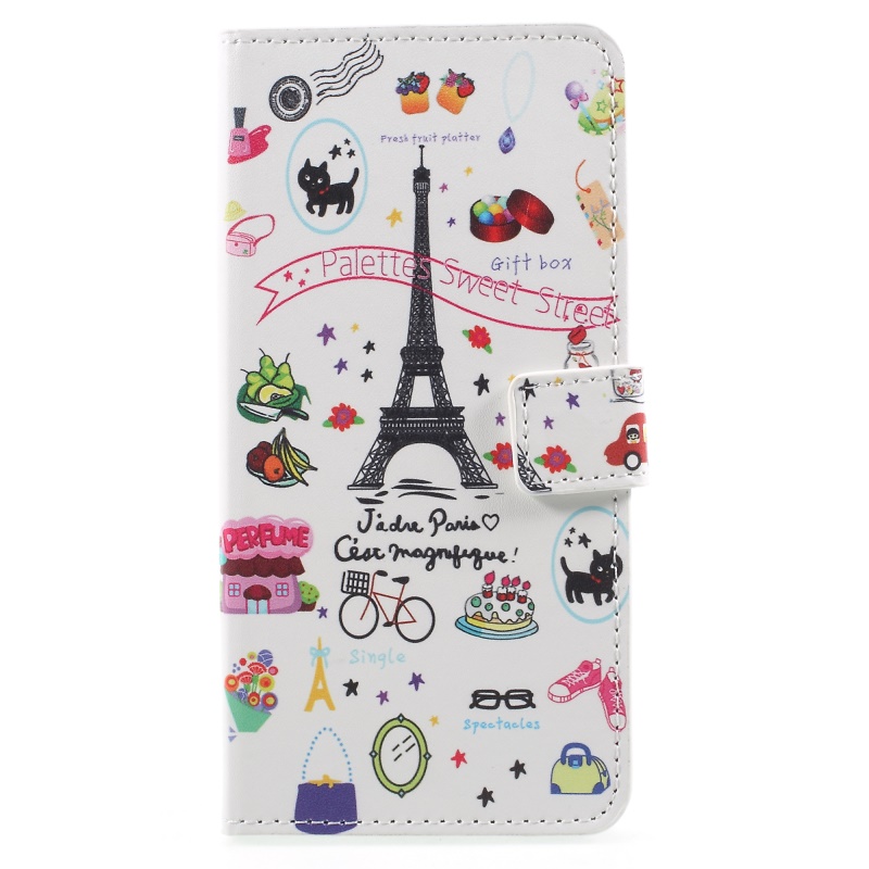 เคส Huawei P30 #เคสฝาพับสไตล์กระเป๋าสตางค์พิมพ์ลายน่ารักๆ Pattern Printing หนัง PU