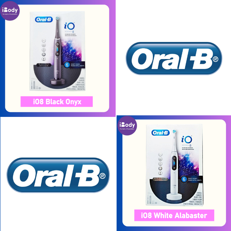 (Oral-B®) iO Series 8 Electric Toothbrush 6 Smart Modes Intelligents ออรัลบี แปรงสีฟันไฟฟ้า 6 โหมดอัจฉริยะ