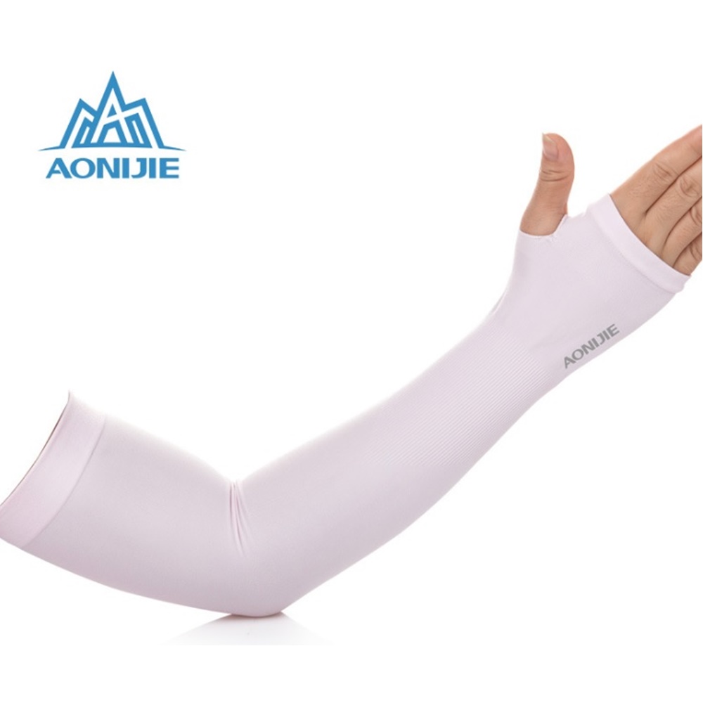 ปลอกแขนกันแดด ปลอกแขนกันยูวี AONIJIE แบบสวมนิ้วโป้ง(E01)