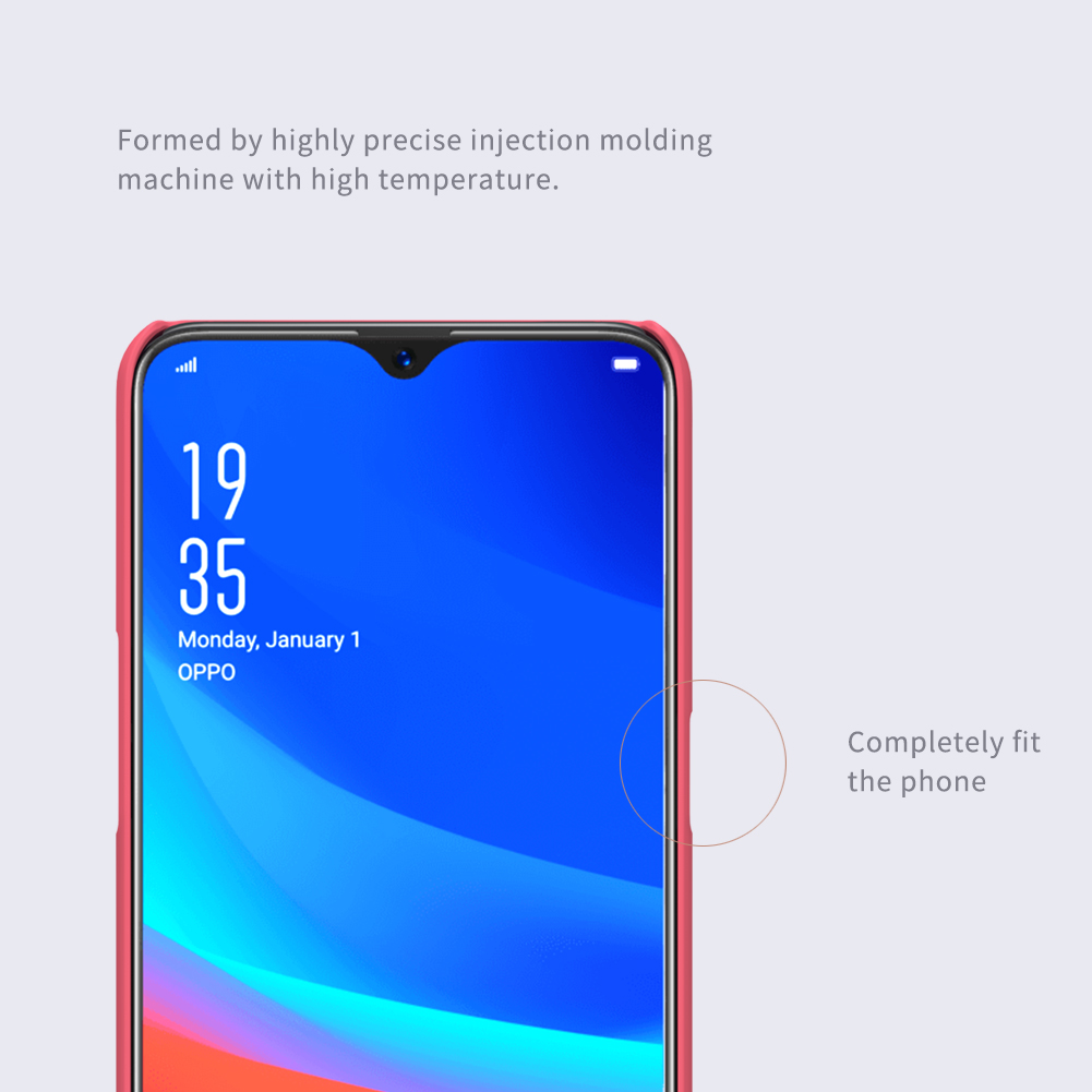 เคส OPPO F9 #เคสฝาหลังแข็ง NILLKIN แท้รุ่น Super Frosted Shield Hard Cover คุณภาพดีราคาเบาๆสบายกระเป๋า