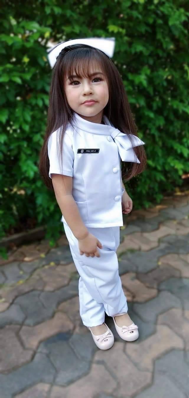 ชุดพยาบาลเด็ก แบบกางเกง