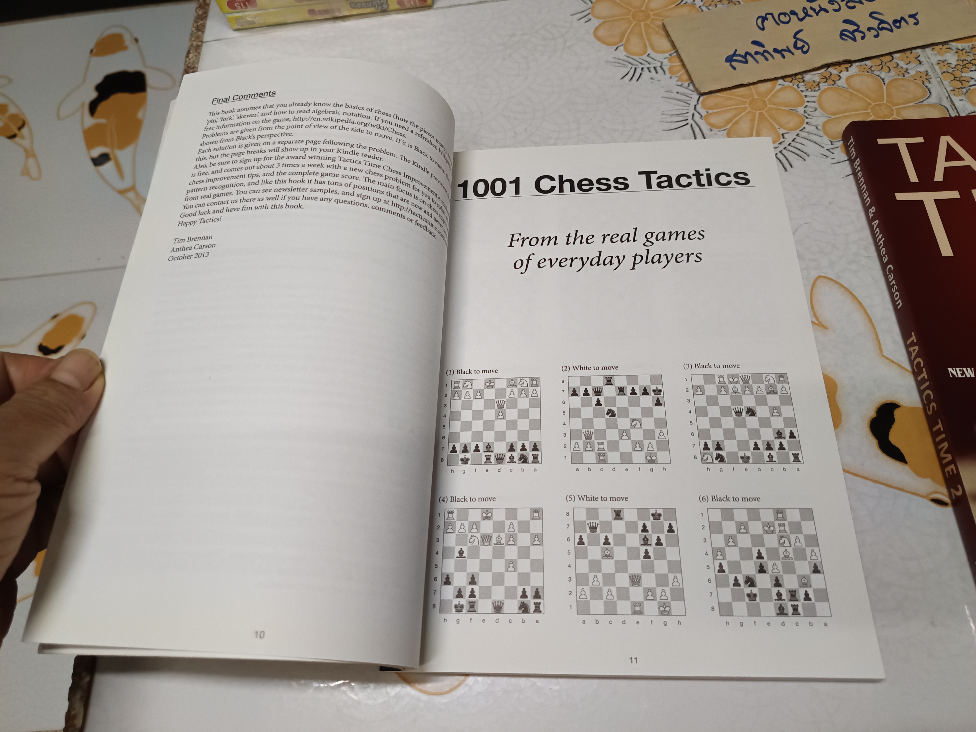 (ขายรวม 2 เล่ม) Tactics Time 1 - 2 by Tim Brennan & Anthea Carson