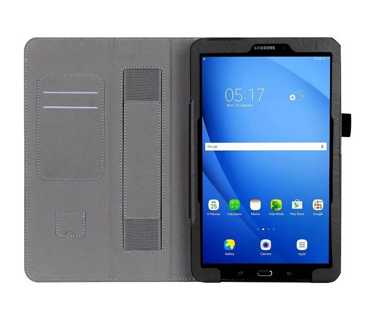 Case Samsung Galaxy Tab A 10.1 2016 #เคสฝาพับหนัง PU คุณภาพดีมีที่สวมนิ้ว ราคาเบาๆสบายกระเป๋า