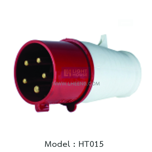 HT-015 "DAKO PLUG" ปลั๊กตัวผู้ 3P+N+E 16A 400V IP44