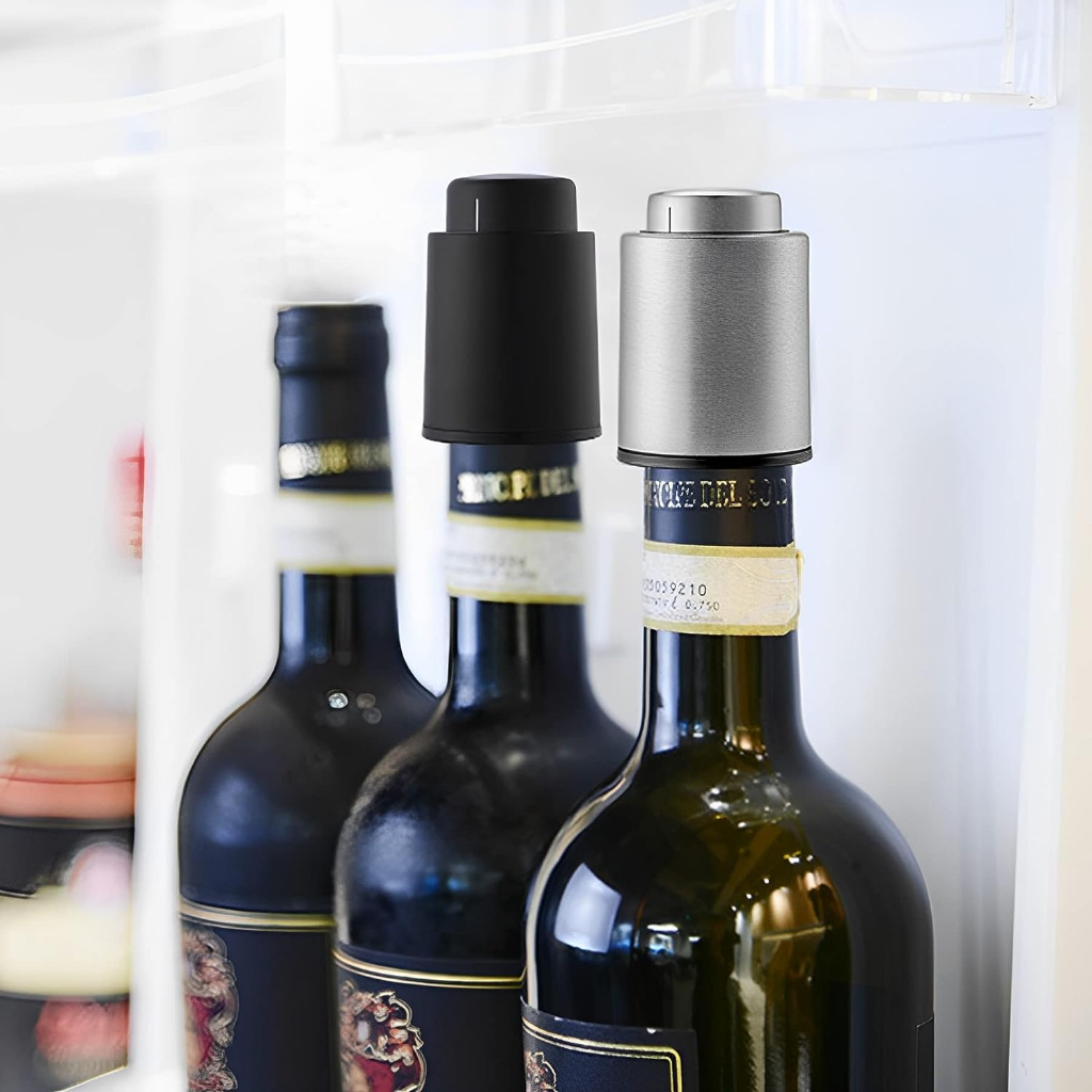 Obiware® Wine Stoppers Vacuum, Reusable Preserver จุกขวดไวน์ สูญญากาศ แบบใช้ซ้ำได้