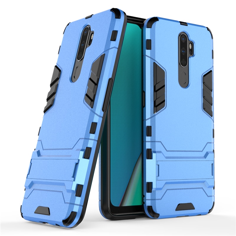 Case OPPO A9 (2020) / A5 (2020) #เคสฝาหลังพลาสติก ไฮบริด TPU + Kickstand