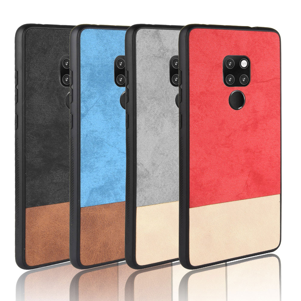 Case Huawei Mate 20 X #เคสฝาหลัง TPU Bi-color Splicing Coated PC + TPU Hybrid