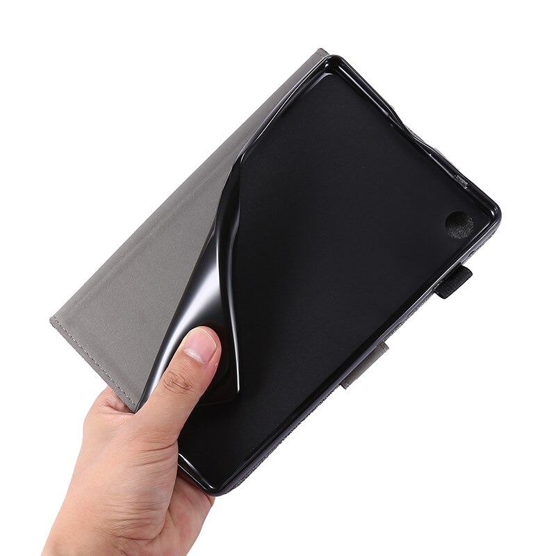 เคส Huawei MatePad T8 8 นิ้ว KOB2-L09 Kobe2-L03 KOB2-W09 #เคสฝาพับผิวเคลือบ Cloth Coated Leather Stand Flip