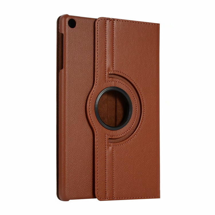 Case Samsung Galaxy Tab A7 10.4" 2020 (T500,T505,T507) #เคสฝาพับหนังผิวลิ้นจี่ Litchi Grain 360 Degree Rotary