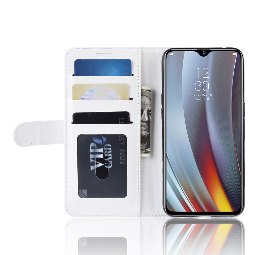 Case Realme 3 Pro #เคสฝาพับหนัง PU ผิวหนังม้าสไตล์กระเป๋าสตางค์