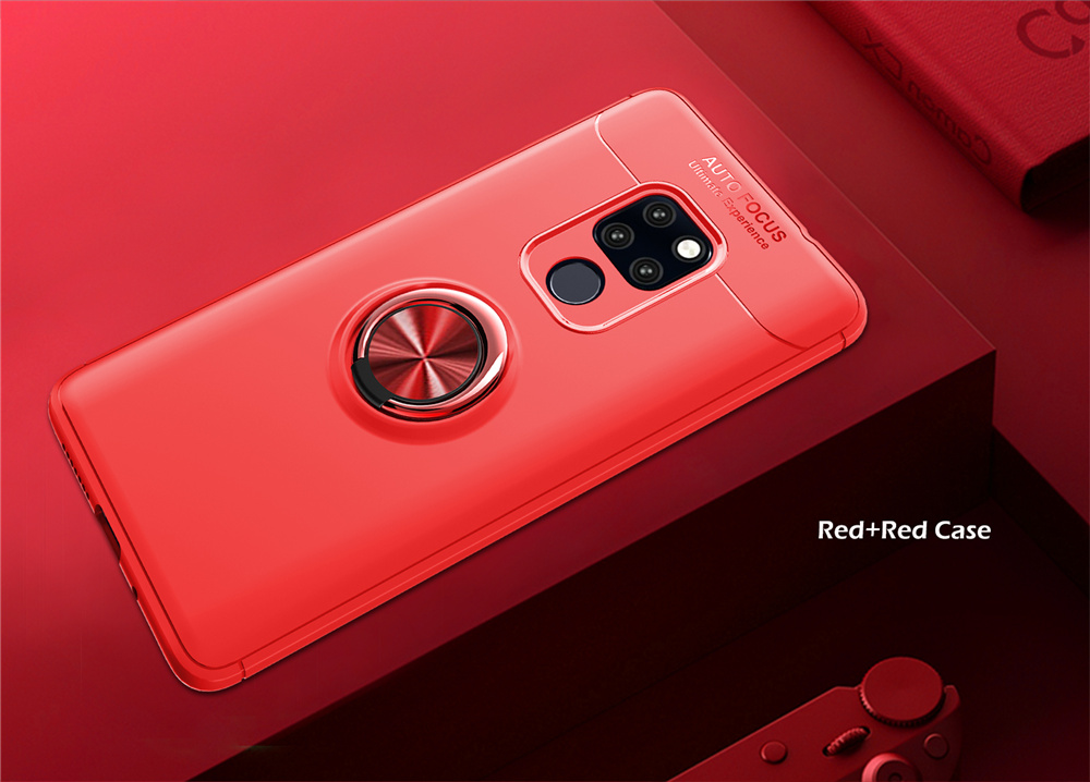เคส Huawei Mate 20 TPU #เคสฝาหลังมีแหวนสวมนิ้ว Finger Ring Kickstand (Built-in แผ่นโลหะ)