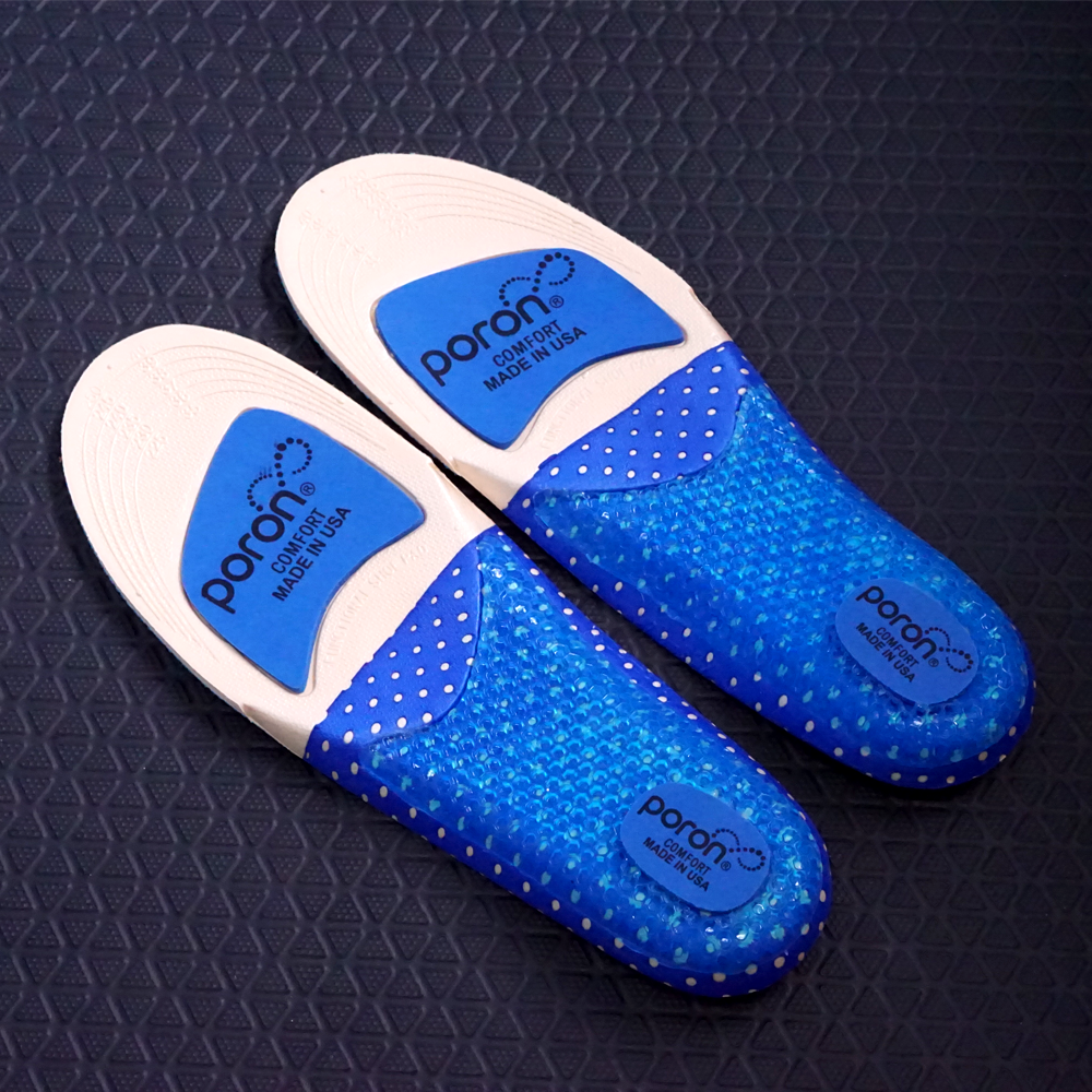 แผ่นรองพื้นรองเท้ากันกระแทก สำหรับวิ่ง Poron Insole Sport running (O5)