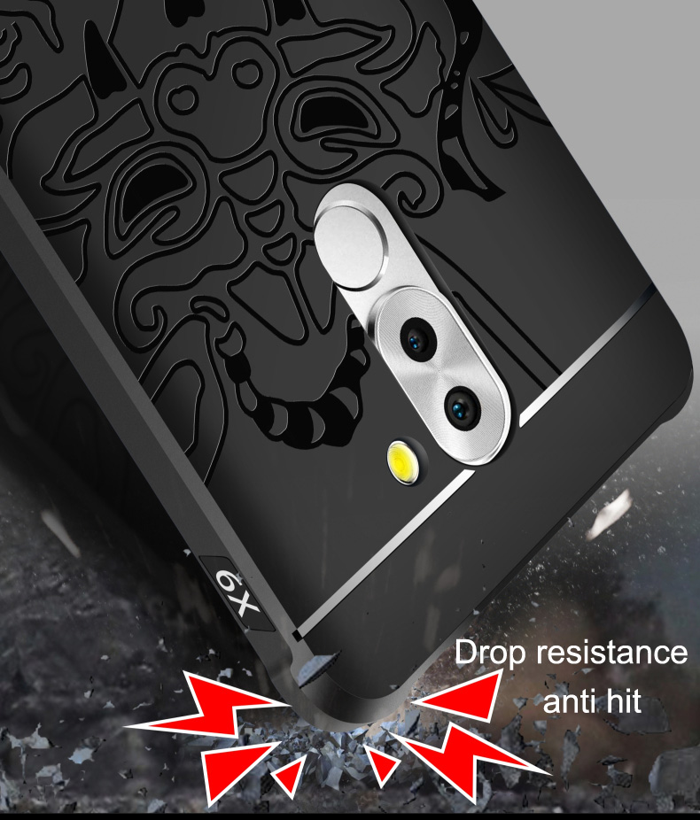 เคส Huawei GR5 2017 เคสฝาหลัง TPU ลายมังกร