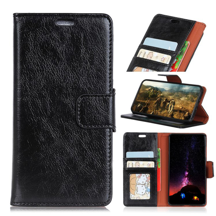 Case Huawei nova 2i #เคสฝาพับหนังแยกคุณภาพดี Nappa Pattern Split Leather Wallet