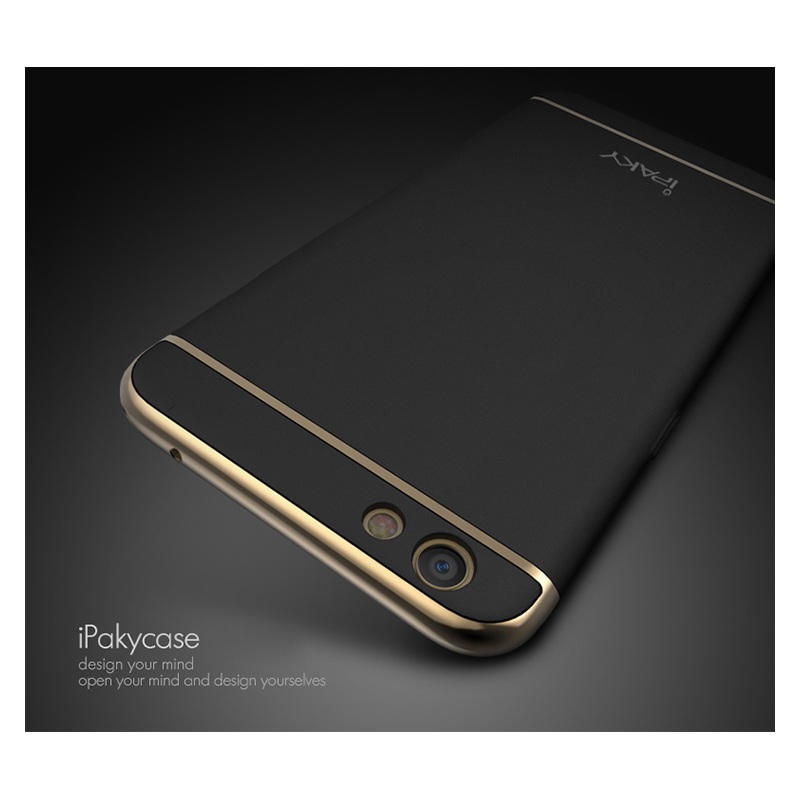 เคส Oppo R9s เคสฝาหลังแข็ง 3-in-1 Electroplating PC สีสันสวยงาม