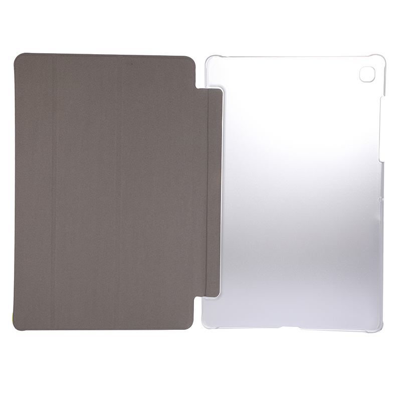 Case Samsung Galaxy Tab S6 Lite 10.4 SM-P610 P615 P617 #เคสฝาพับหนัง PU พับสามพับ Silk Texture Leather Stand Case