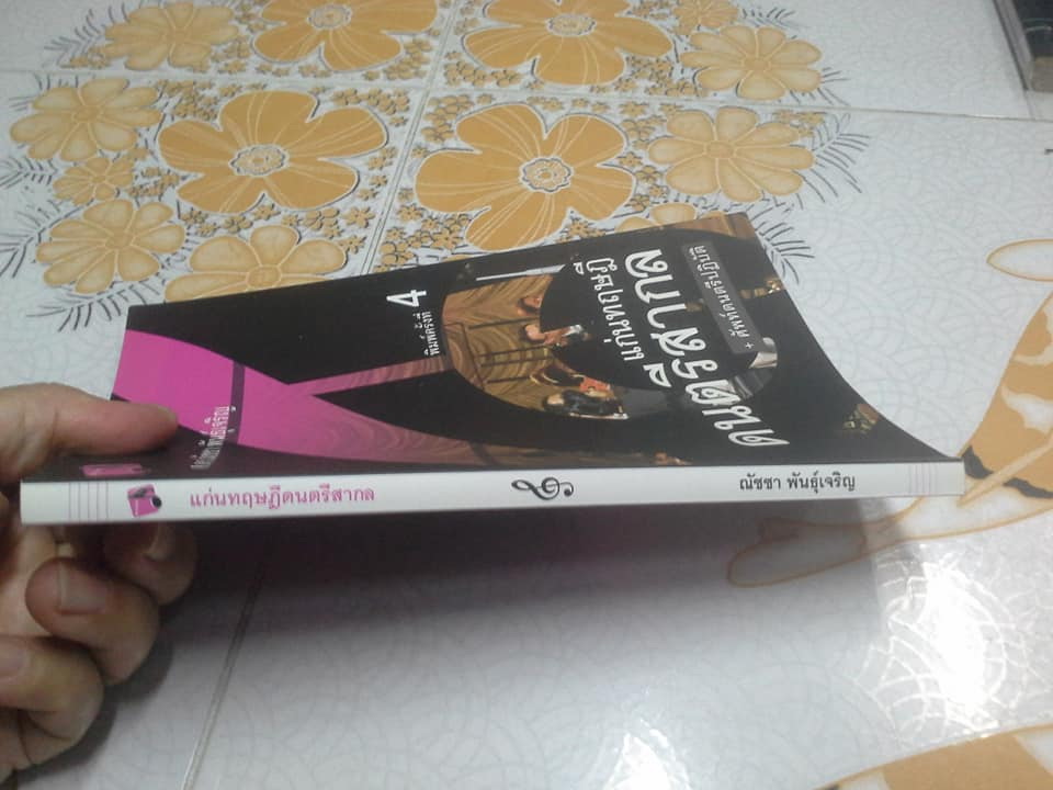 แก่นทฤษฎีดนตรีสากล (+ ศัพท์ดนตรีปฏิบัติ) โดย ณัชชา พันธุ์เจริญ **สินค้าหมด**