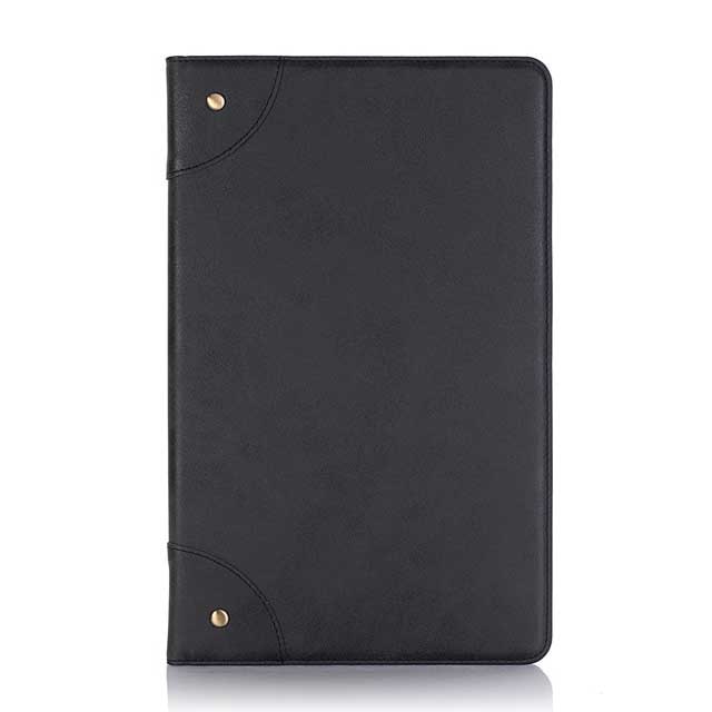 เคส Samsung Galaxy Tab A 10.5 (2018) T590 T595 #เคสฝาพับหนัง PU ผิวหนังม้าสไตล์ Retro แบบกระเป๋าสตางค์สมาร์ท Crazy Horse Texture Retro PU Leather