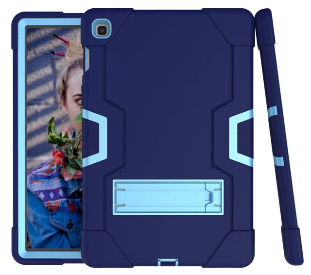 Case Samsung Galaxy Tab S5e SM-T720 SM-T725 #เคสฝาหลังกันกระแทก Kickstand PC Silicone Armour Defender