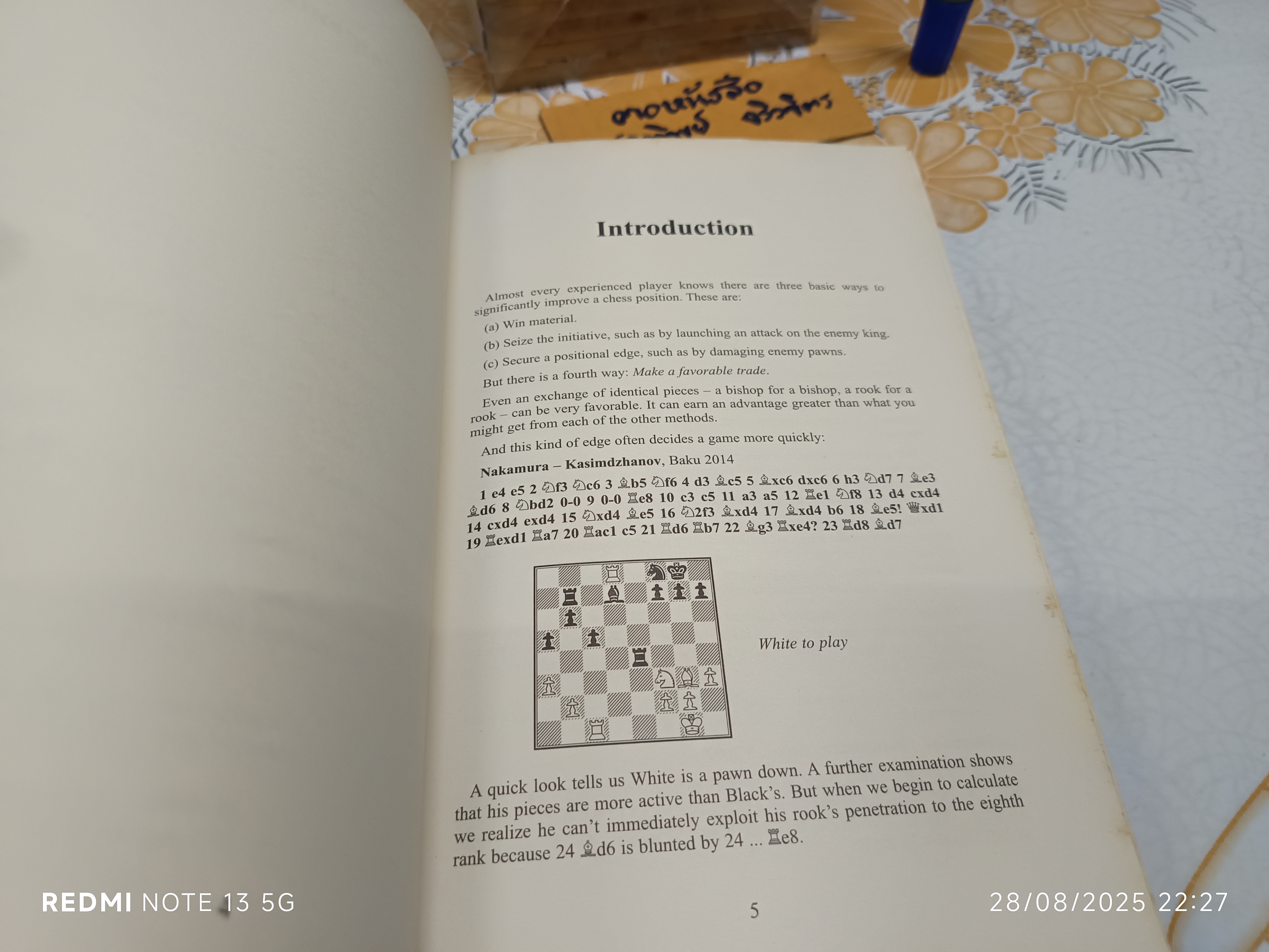 Your Kingdom for My Horse : When to Exchange in Chess เขียนโดย Andrew Soltis