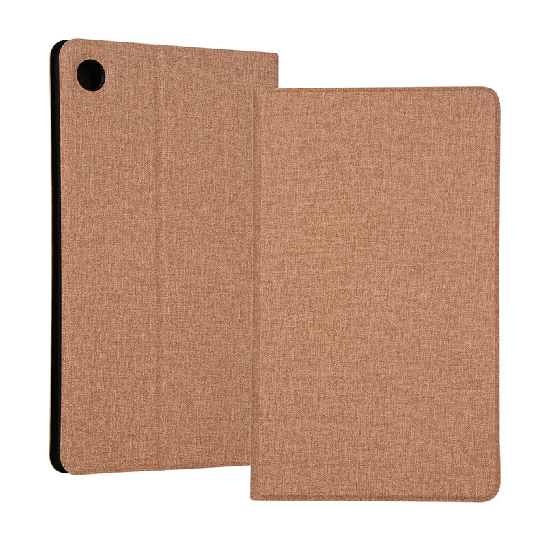 เคส Huawei MediaPad M5 Pro 10.8 นิ้ว #เคสฝาพับผิวผ้า Cloth Texture Leather Stand Case
