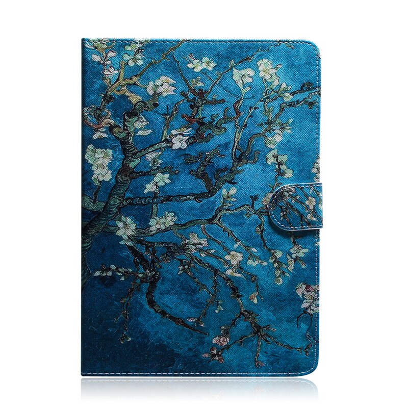 Case Samsung Galaxy Tab S6 Lite 10.4 SM-P610 P615 P617 #เคสแบบฝาพับพิมพ์ลายหนัง PU + TPU สไตล์กระเป๋าสตางค์