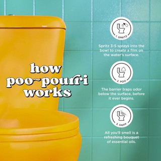 Poo-Pourri® Before-You-go Toilet Spray 59 or 118 ml สเปรย์ดับกลิ่นห้องน้ำก่อนใช้งานและหลังใช้งาน