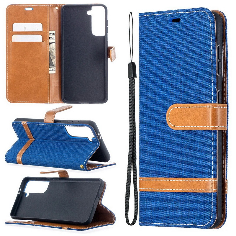เคส Samsung Galaxy M14 5G #เคสฝาพับหนัง PU พร้อมสายคล้องมือ สีสันสดใส