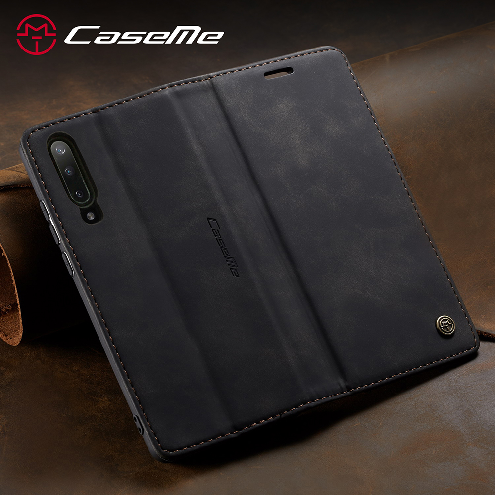 Case Samsung Galaxy A50 / A50s / A30s #เคสฝาพับหนังกระเป๋าสตางค์ CASEME Auto-absorbed Leather Wallet